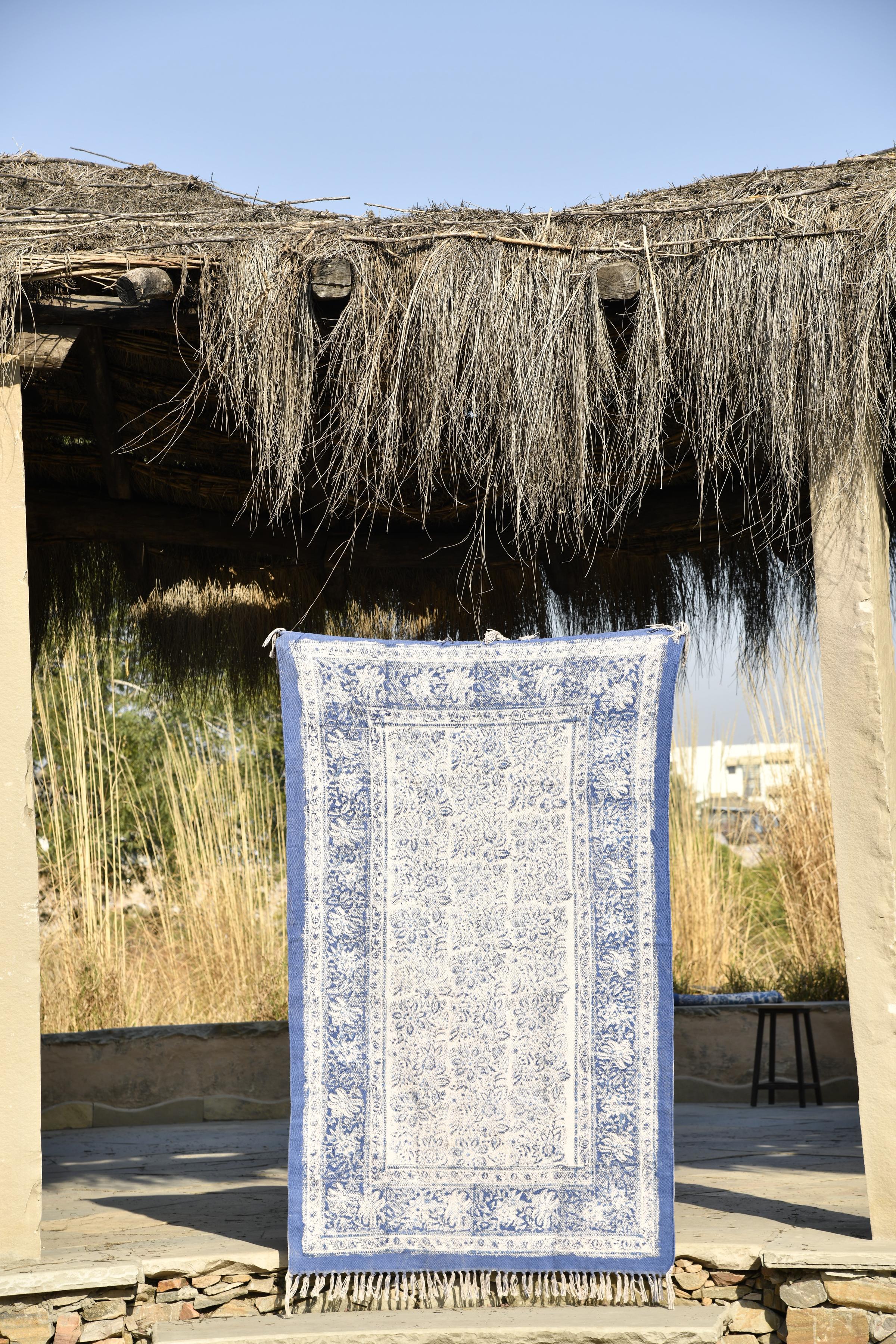 The Indigo Mosaic Rug