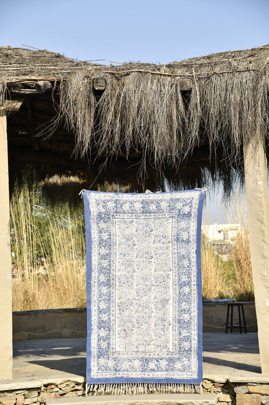 The Indigo Mosaic Rug